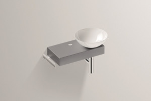 5257000083 Умывальник с тумбой, wp.pn2, белая, proshield, глазурованная Alape серия PN (Piccolo Novo)