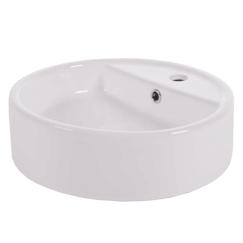 Раковина накладная Salsa Basin, керамика, 44 см, цвет белый Santreyd STLM-2040642 - Вид №1