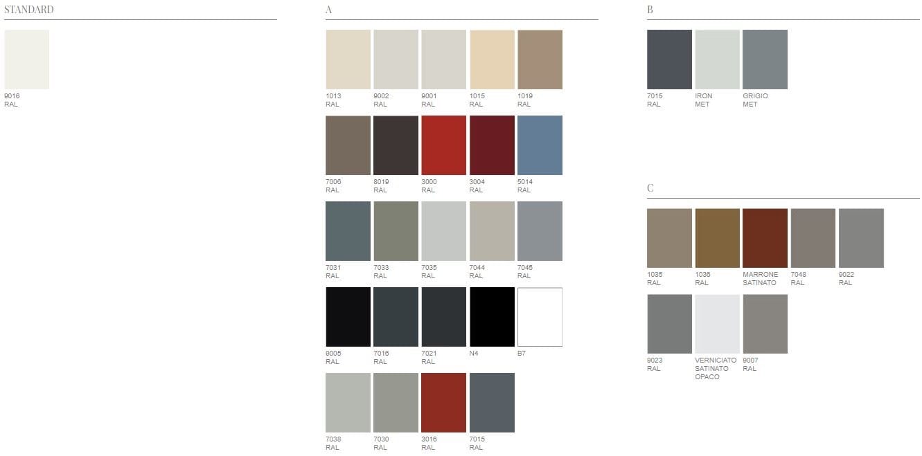 Алюминиевая скамья полотенцесушитель Caleido ARCH-00085526 - Вид №3