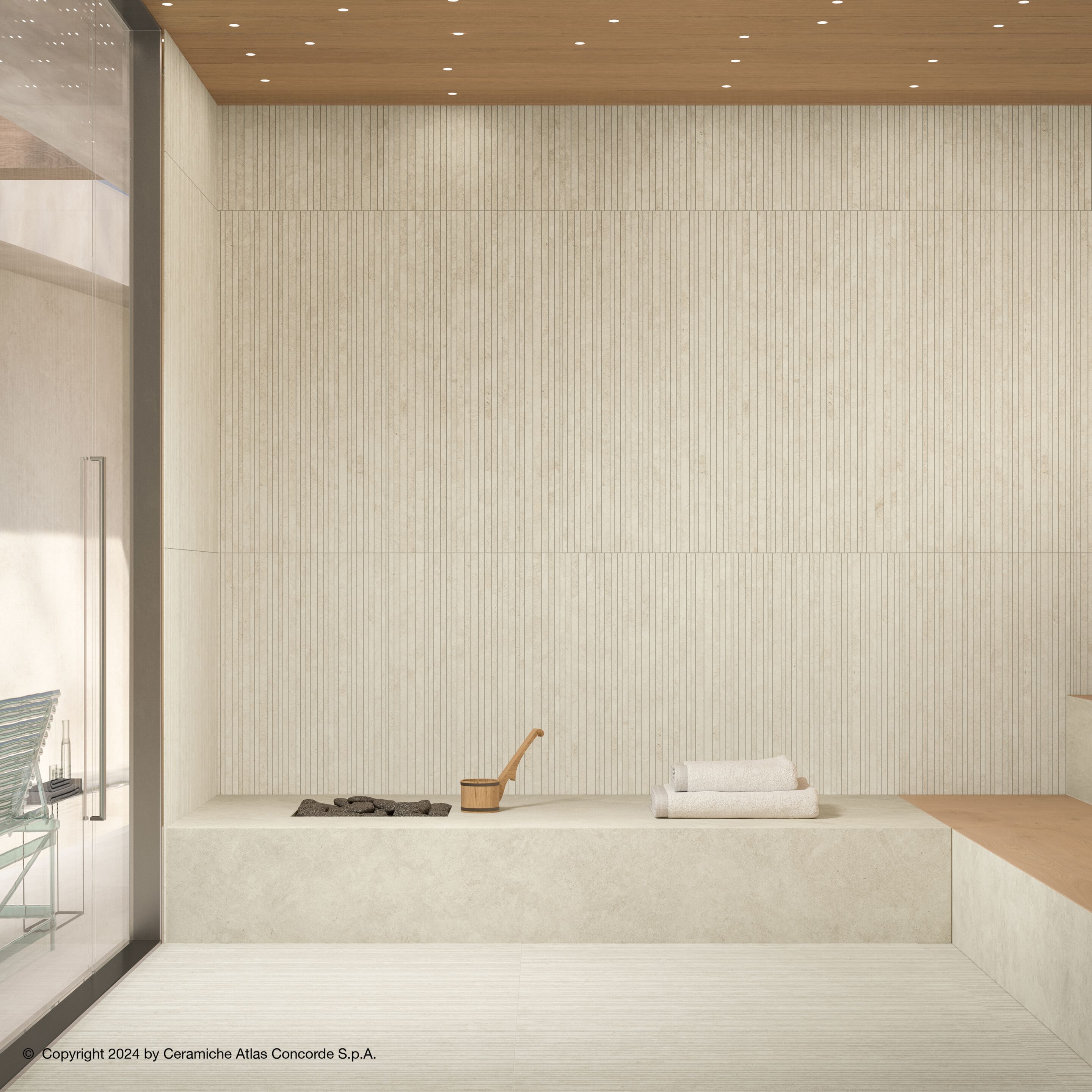 Пол / облицовка керамогранита с эффектом камня Atlas Concorde Boost Icor ARCH-00113949 - Вид №35