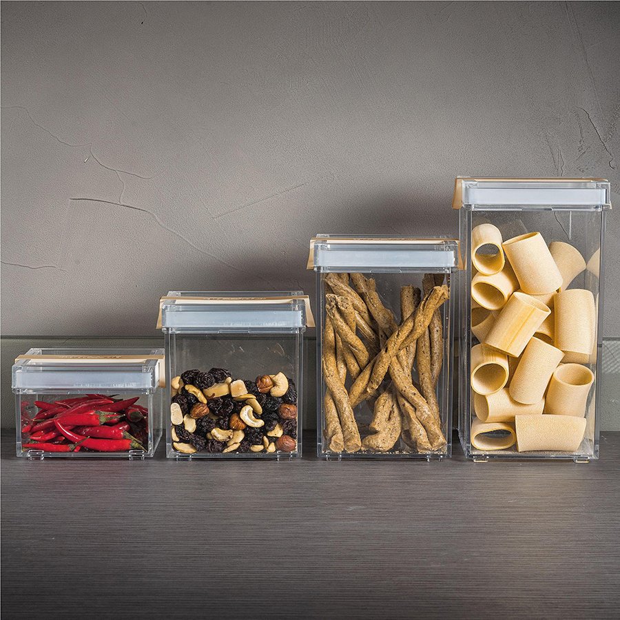 Банка с крышкой белая Click&Fresh XL GUZZINI  00-3871110 Белый  - Вид №2