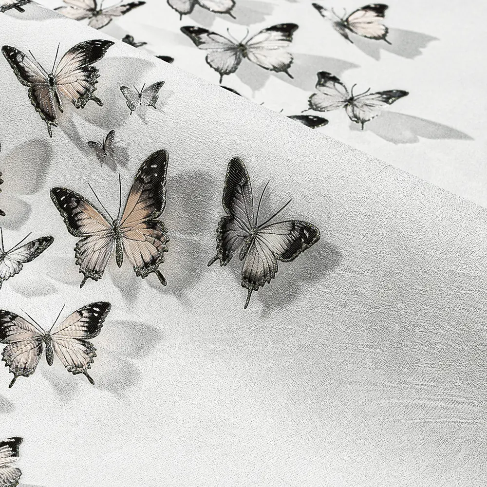 Флизелиновые обои Victoria Stenova Incanto серые с рисунком животное в стиле кантри 89425469 STLM-1571074 - Вид №3