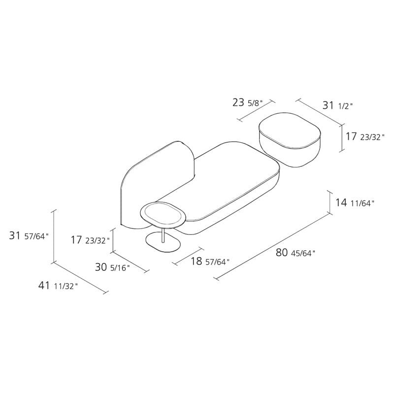 Модульный диван Alias Okome ARCH-00023257 - Вид №3