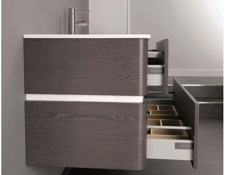 Mobiltesino Тумба под умывальник со шкафом с ящиками Qubo sun-id-1437509 - Вид №1
