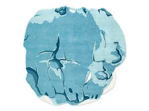 Изогнутый ковер ручной работы