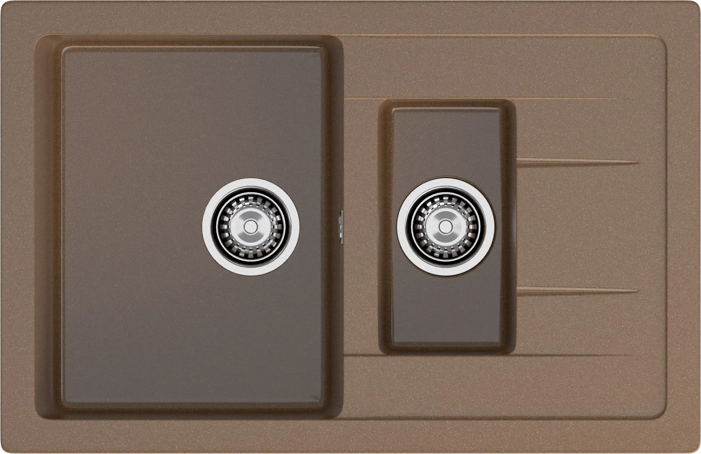 Кухонная мойка Q-775KL GRANFEST QUADRO