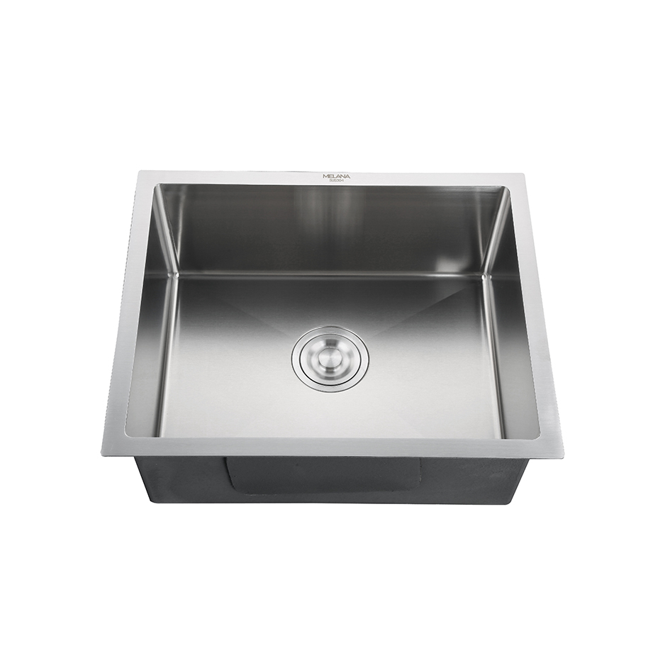 Мойка H4538 MELANA ProfLine 3,0/200 САТИН врезная прямоугольная с коландером H4538 H4538 сатин - Вид №1