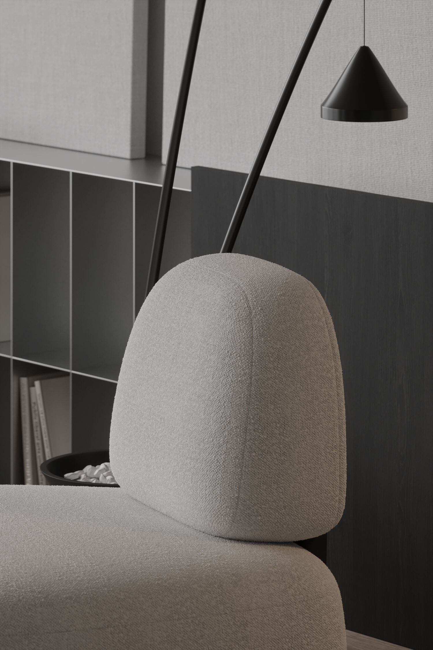 Тканевое кресло Secolo CLIP ARCH-00018922 - Вид №2