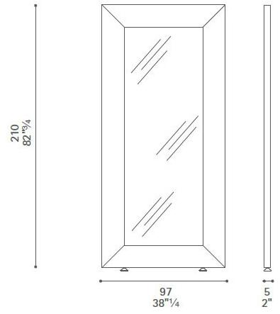 Poltrona Frau Зеркало в раме La collezione - mobili e complementi sun-id-1460977 - Вид №1