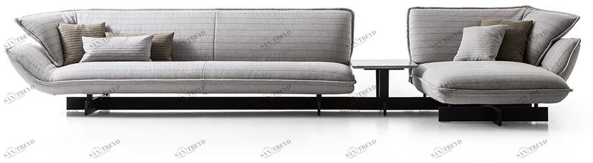 Cassina Модульный тканевый диван sun-id-1345893