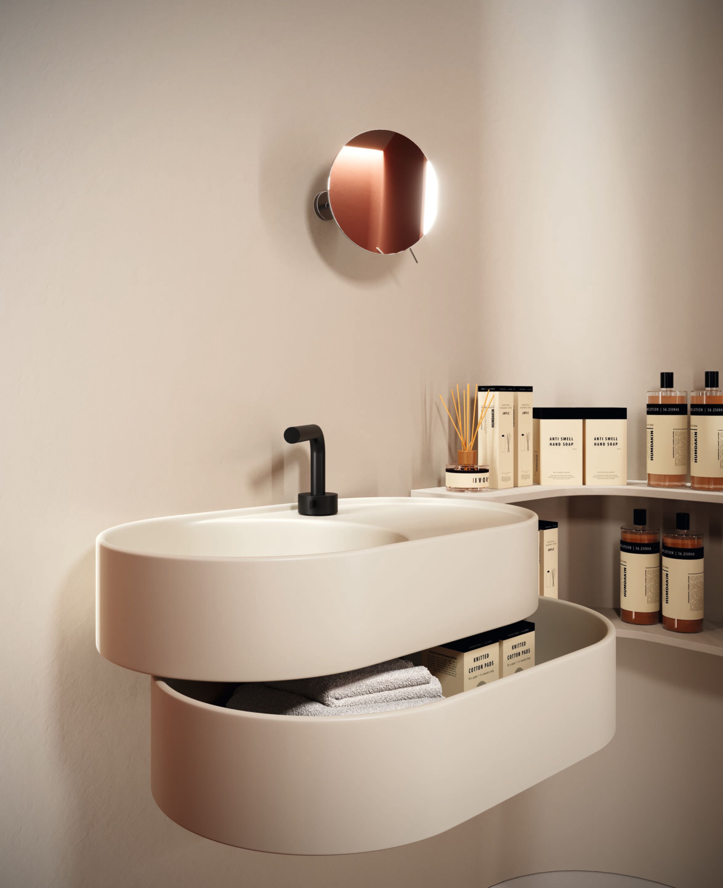 Керамическая подвесная овальная раковина Galassia T65 ARCH-00054564 - Вид №4