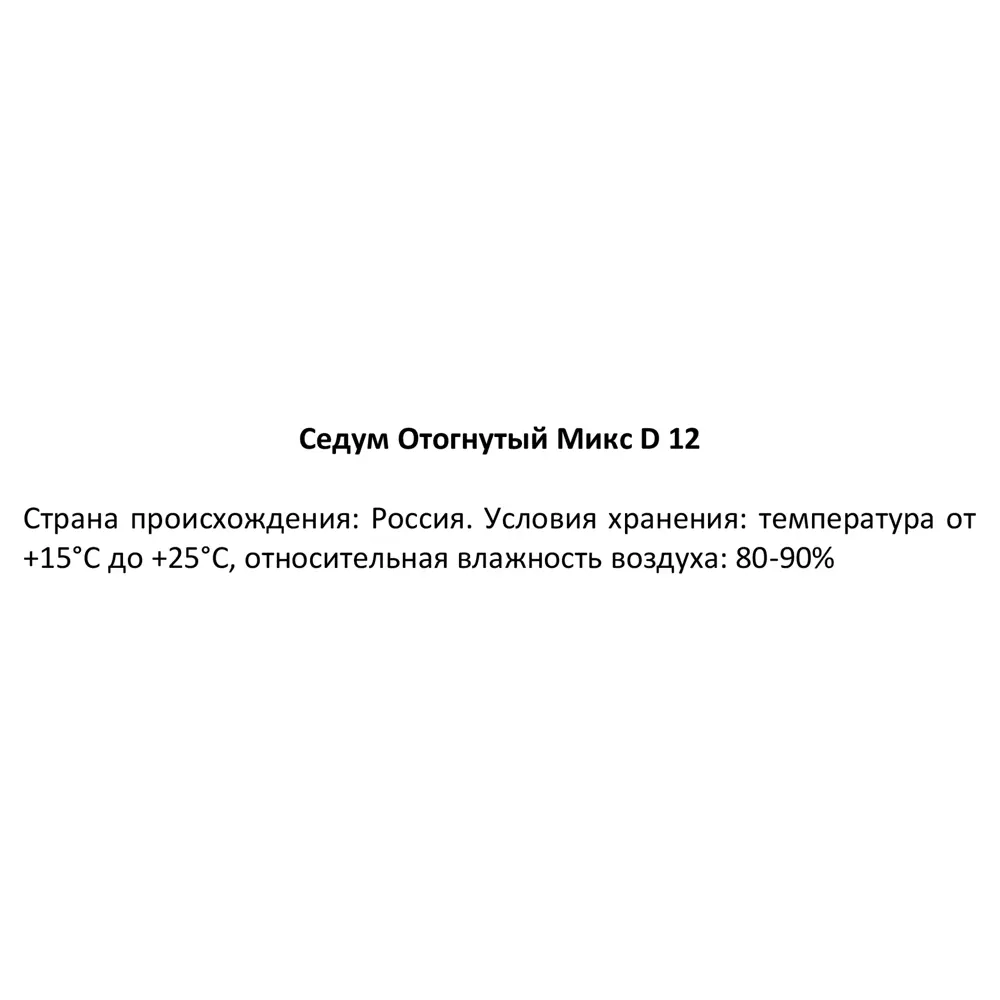 Седум отогнутый ø12 h15 см 87825534 STLM-2040157 АГРОНИ  - Вид №4