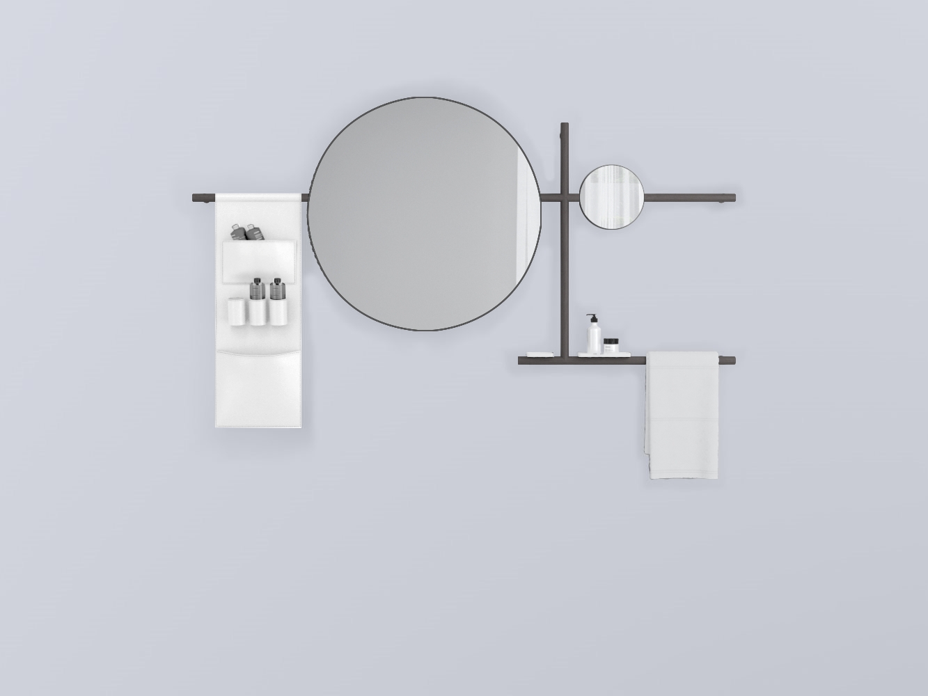 SWSTTE-RG+SWSPT-CM+SWSPI-CM+SWM10-BI+SWM20-BI+SWSCT-BI . круглый стали cielo Siwa Ceramica Cielo