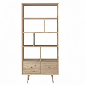 Стеллаж деревянный книжный Jordan FURNITERA JORDAN 120333 Бежевый