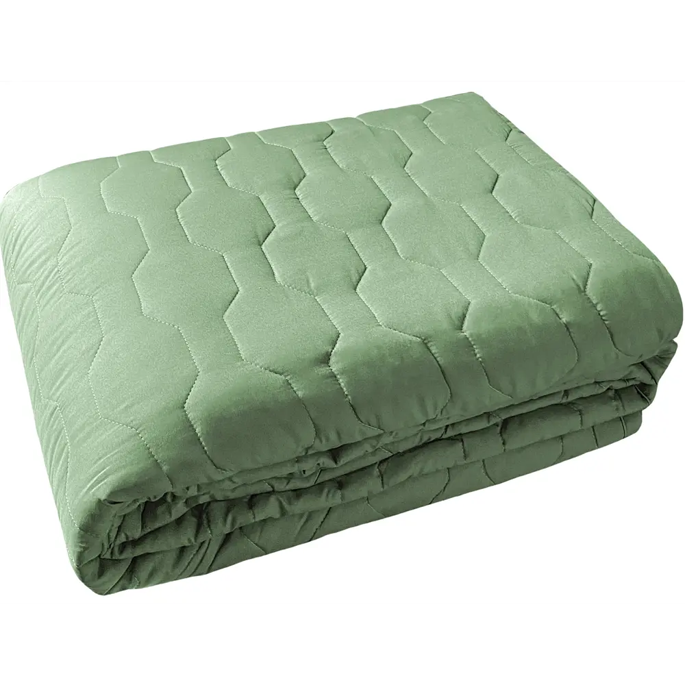 Покрывало 200x240 см микрофибра цвет оливковый Santreyd STLM-2028076