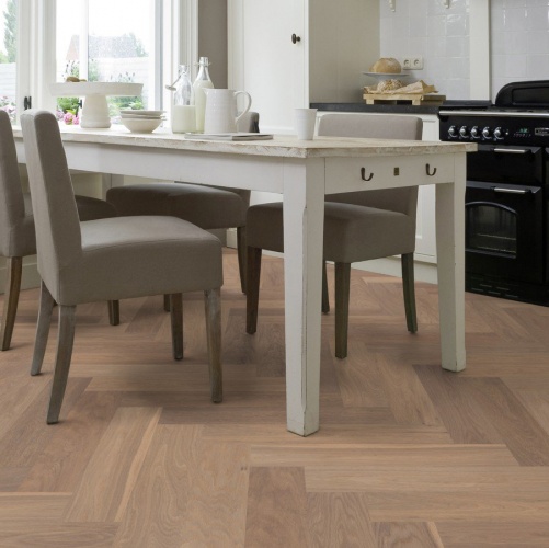 Паркет Ёлка Solidfloor New classic Св. Пол 1128549 Дуб Натур (Рельефная) 610х122 мм 1500200202 - Вид №4