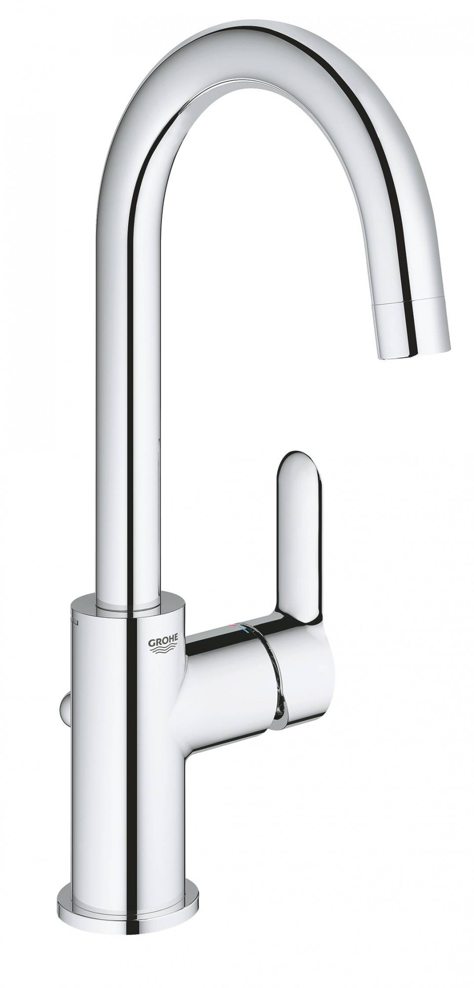 Смеситель для раковины GROHE BauEdge с донным клапаном, L-Size, хром (23760000)