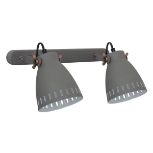Бра New York WL-428-2 1xЕ27x40 Вт, металл, цвет серый