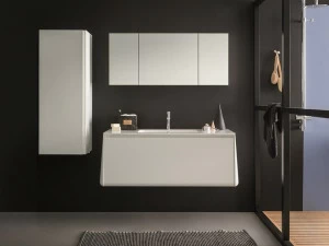 Birex Лаковая тумба под умывальник с ящиками Campus