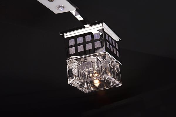 Потолочная люстра Eurosvet 4939/7 хром/синий+красный+фиолетовый EUROSVET ДИЗАЙНЕРСКИЕ 182513 Хром  - Вид №1