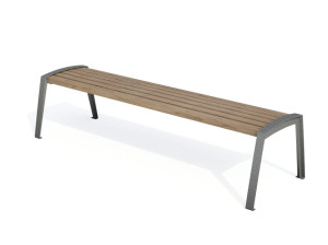 Деревянная скамья без спинки