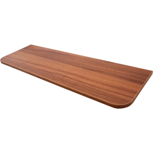 Полка настенная угловая 80x25 см ЛДСП цвет орех антик 82036108 STLM-2183720