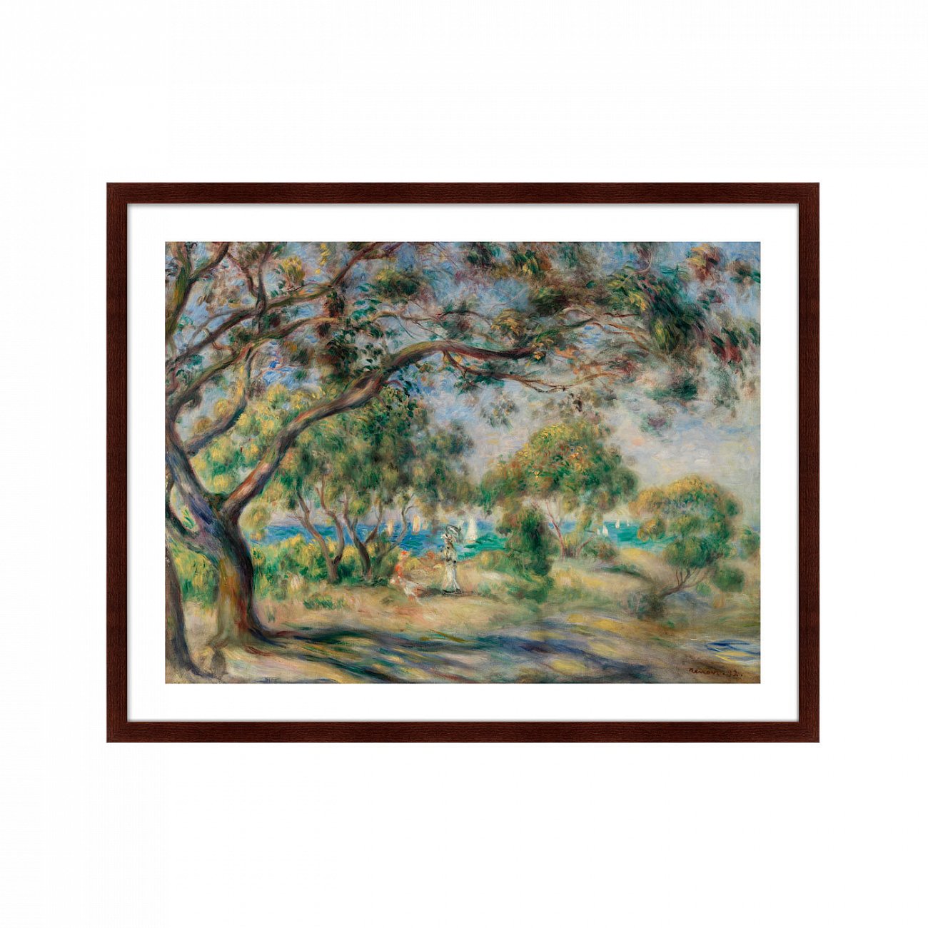 Картина в раме 78,5х100 см Bois de la Chaise, 1892г. КАРТИНЫ В КВАРТИРУ  264175 Зеленый;коричневый;разноцветный  - Вид №1