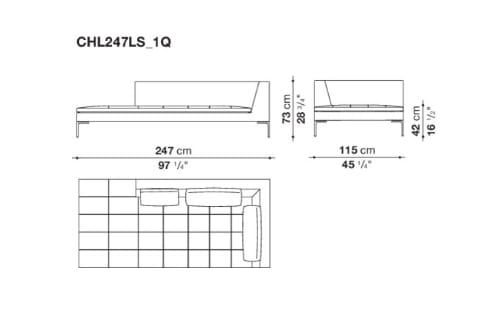 Модульный тканевый диван B&B Italia Charles Large ARCH-00081886 - Вид №7
