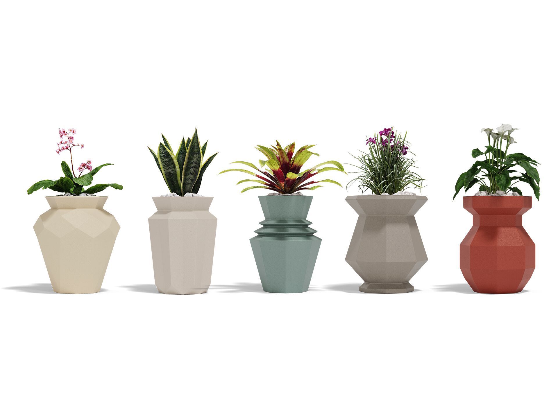 Садовый горшок Vondom оригами ARCH-00092421 - Вид №2