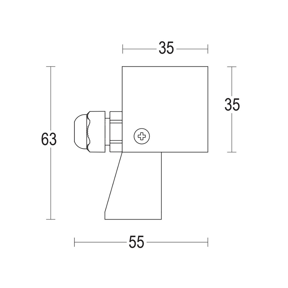 Segno Spot SQ 24V Ghidini Микропроекторы - Power Hub .05 Темно-Cерый (Матовый)  - Вид №1