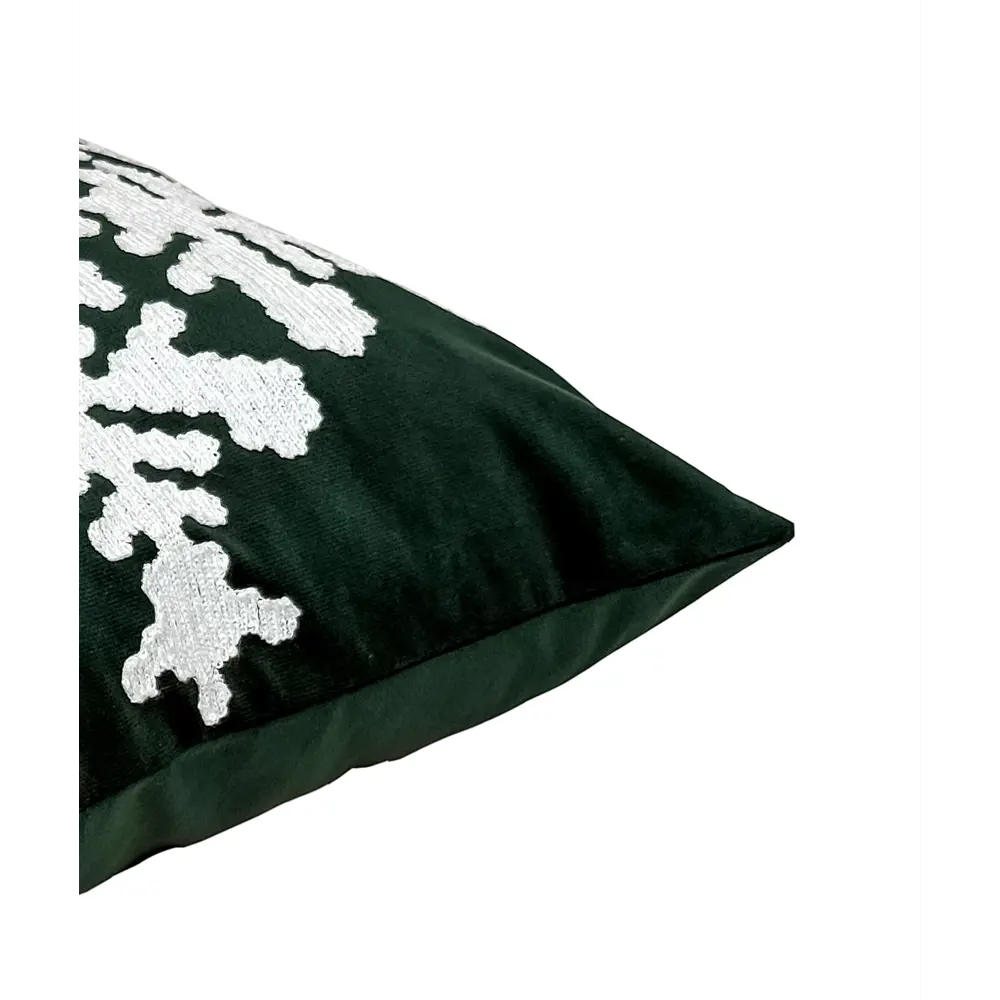 Декоративная подушка LINEN WAY Снежинка 45×45 см зеленый 89434261 STLM-1583846 - Вид №2