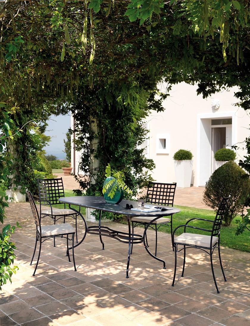 Vermobil Штабелируемый металлический садовый стул с подлокотниками Tosca To301 - Вид №3