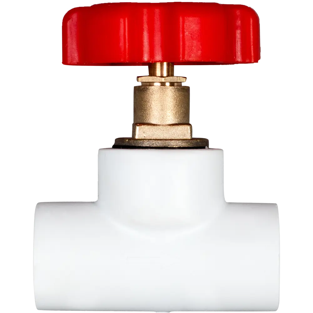 Вентиль запорный PN20 20x20 мм ручка барашек полипропилен Santreyd STLM-2122342 - Вид №1