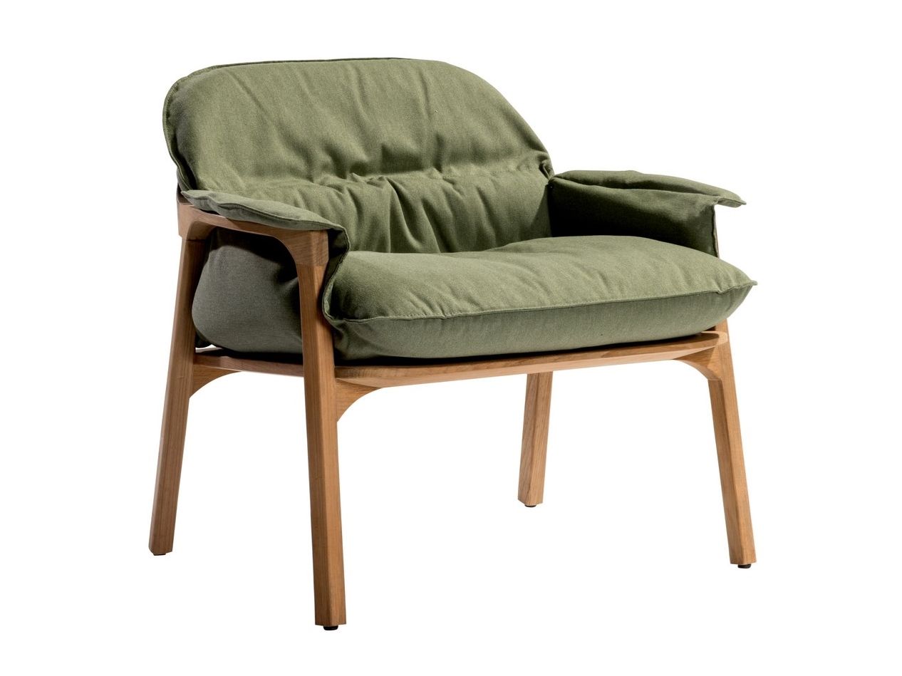 Кресло с подлокотниками из ткани TRIBÙ Nomad ARCH-00137121 - Вид №10