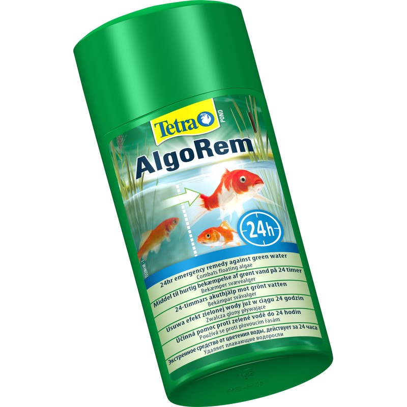Т0031357 Средство ПОНД АЛГО РЭМ для борьбы с мутной зелёной водой в пруду, 500мл TETRA  - Вид №2
