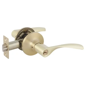 Ручка-защёлка межкомнатная Apecs 8023-01-GM, латунь/цинк, цвет золото матовое, 2 шт.