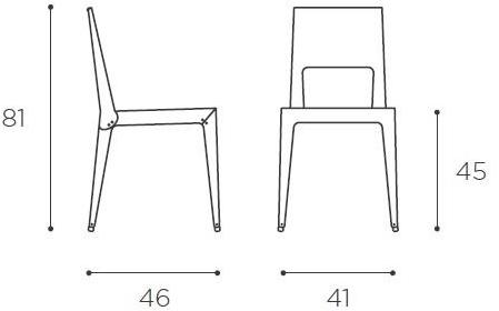 EPÒNIMO Стул из алюминиевого листа  Al001  - Вид №6