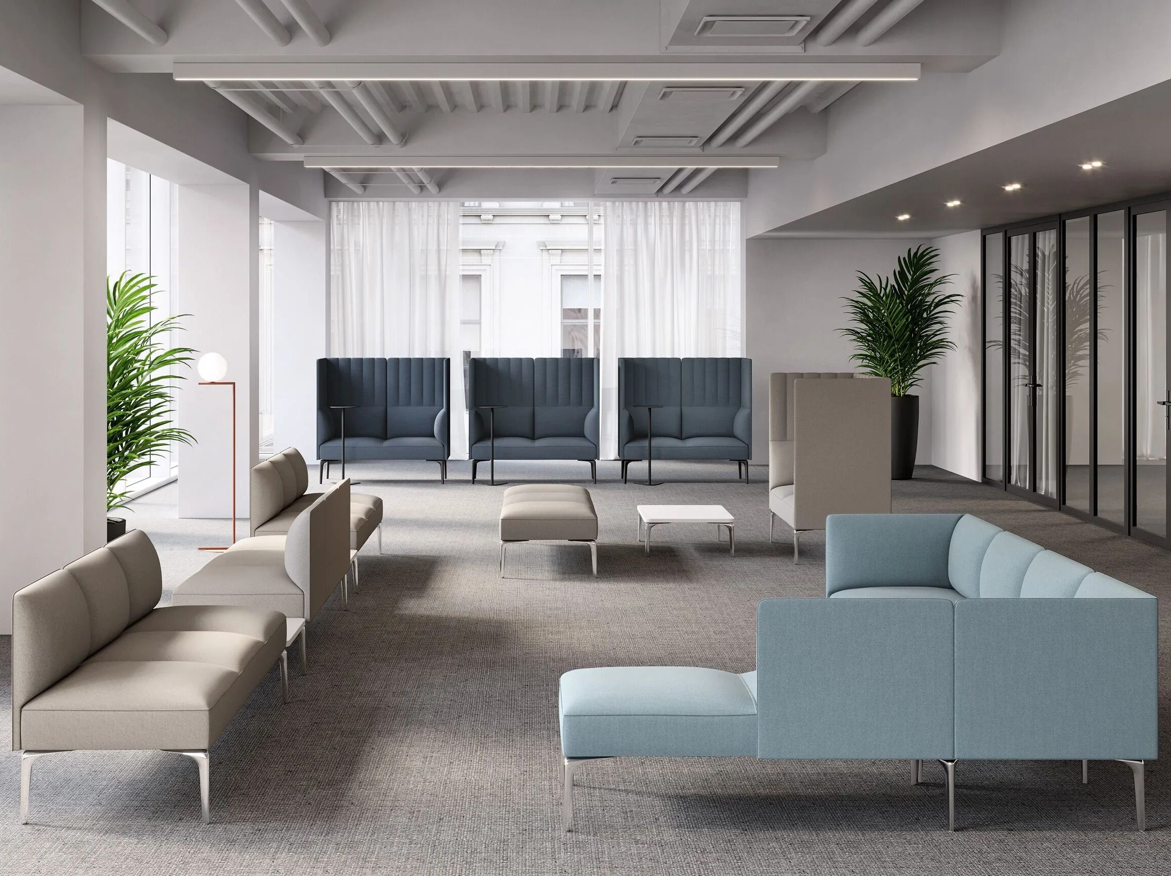 Тканевый диван с высокой спинкой Kastel Key Join ARCH-00025568 - Вид №2