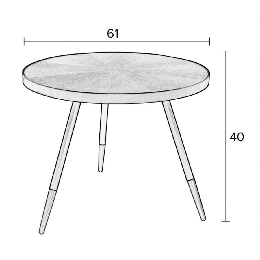 Столик кофейный Denise White Label Living 2300149 - Вид №6