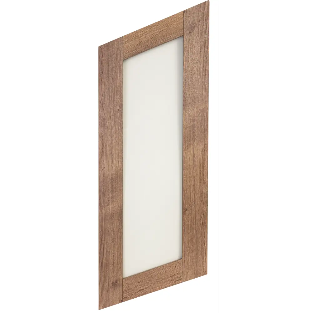 Фасад-витрина кухонного шкафа Рошаль 39.7x102.1 см KONSENSA ЛДСП цвет темное дерево STLM-2201242 - Вид №1