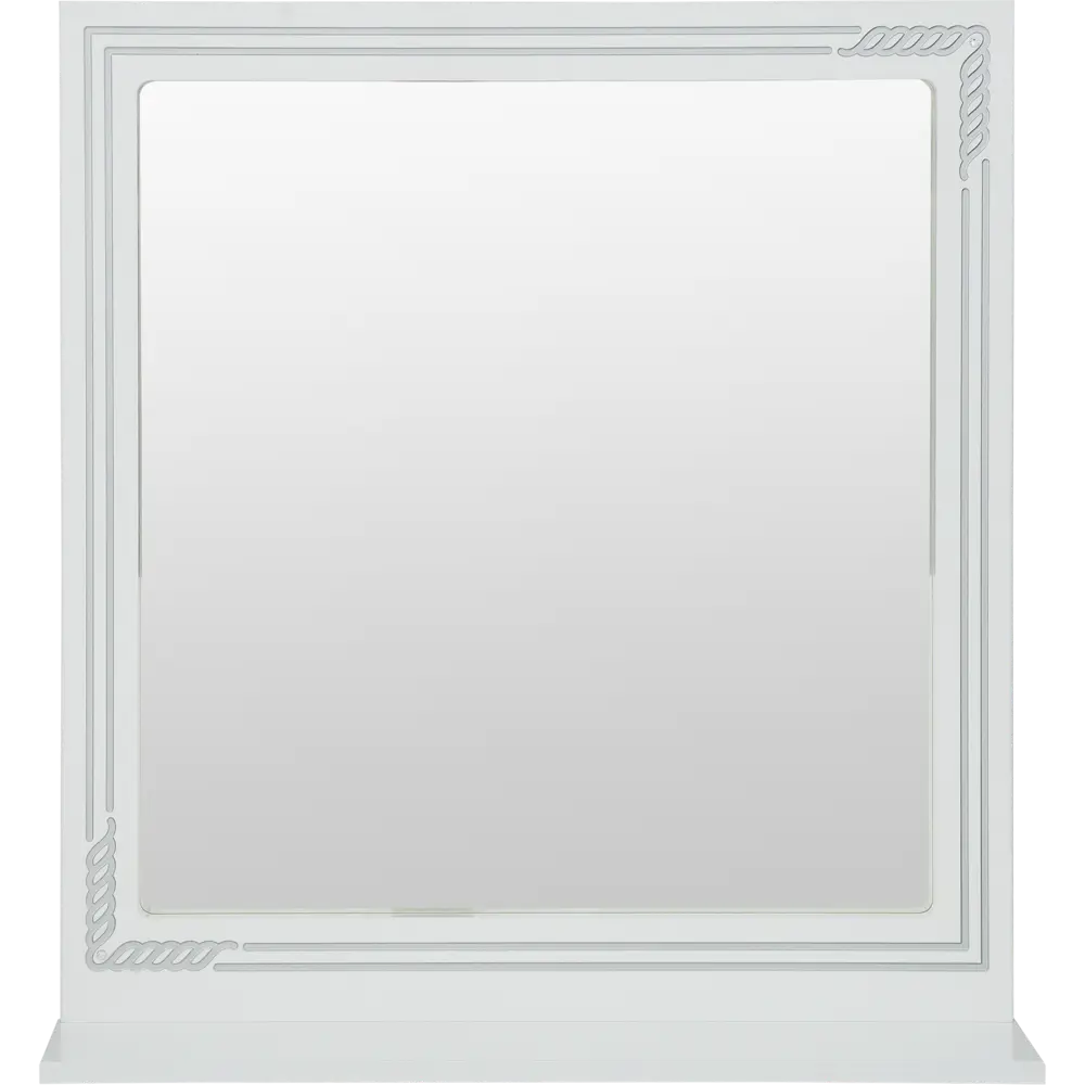 Зеркало «Элен» 75 см цвет белое серебро Santreyd Без серии STLM-2086487