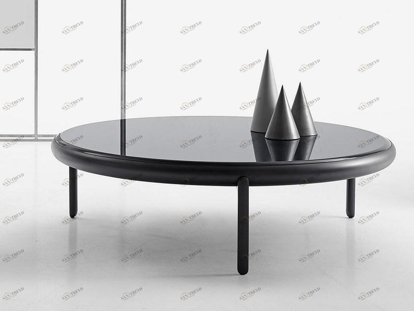 B&B Italia Круглый стеклянный журнальный столик Maru sun-id-1460868