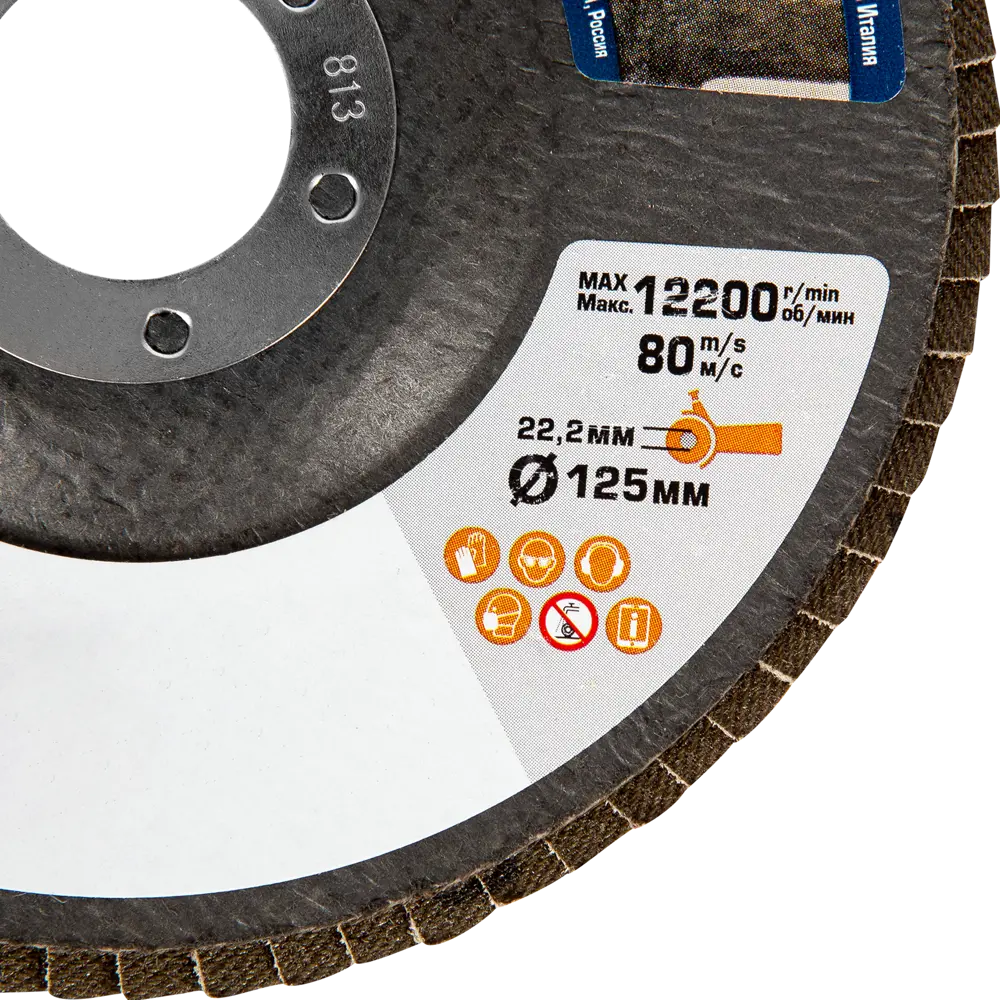 Dexter Универсальный лепестковый диск для шлифовки металла 125х22.2 мм 82007329 STLM-0017004 - Вид №2