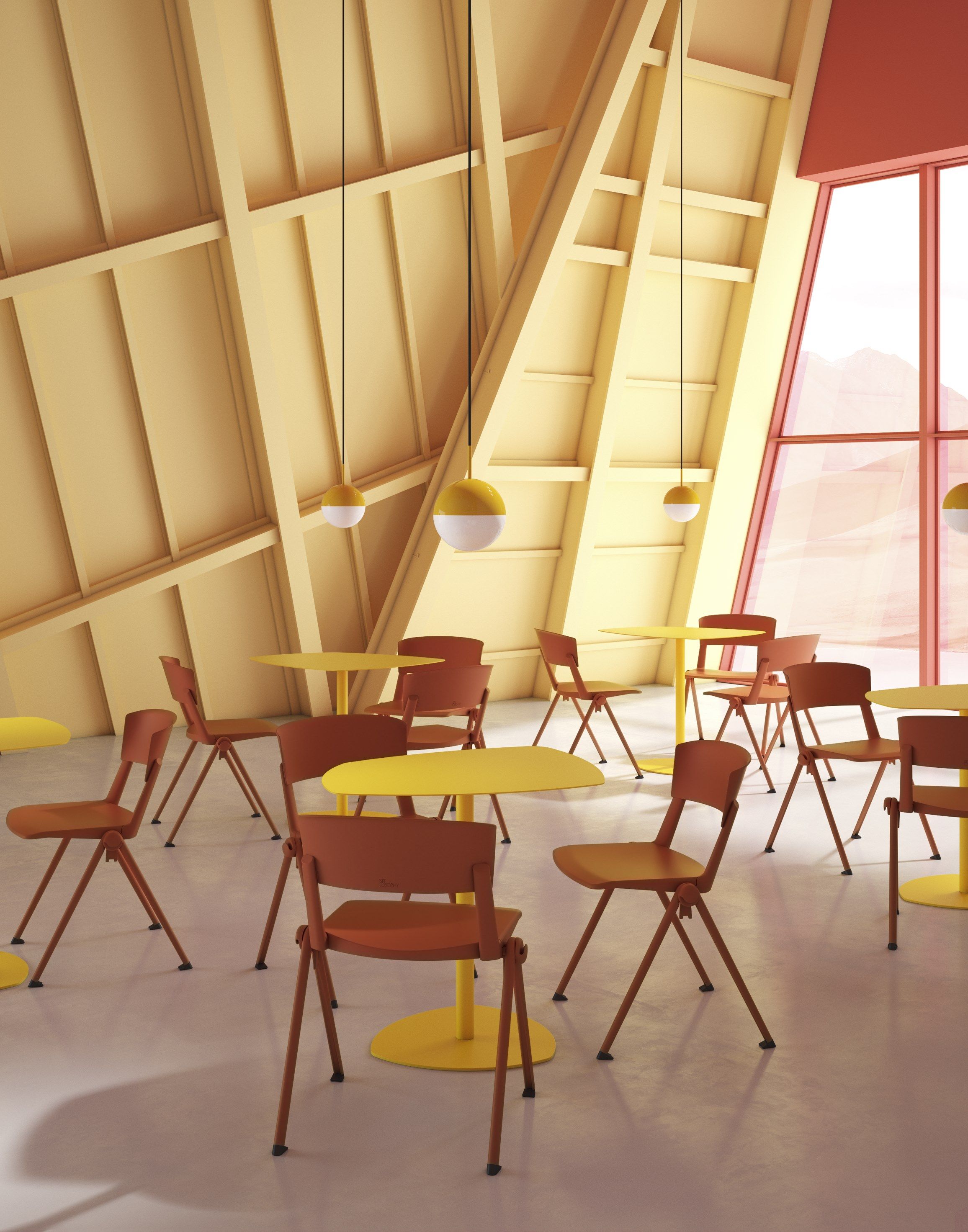 Сиденье на полу из полипропилена SITLOSOPHY® Yugen ARCH-00061868 - Вид №2