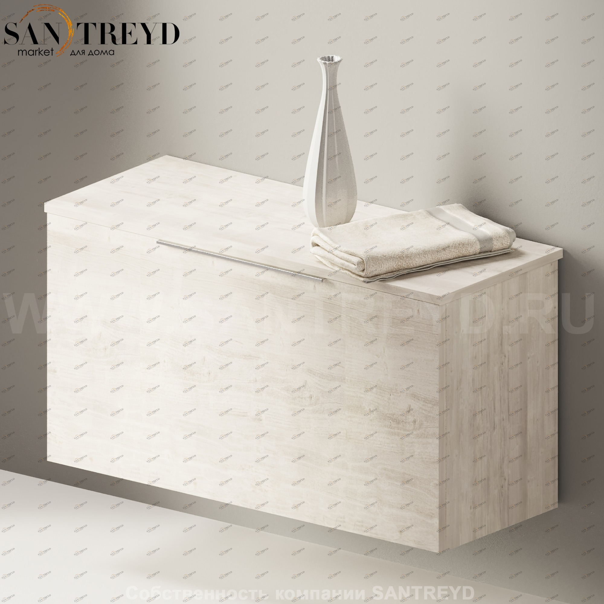 Flaminia BOX Настенная тумба 95 см с 1 ящиком BX430.WR Ceramica Flaminia BX430WR