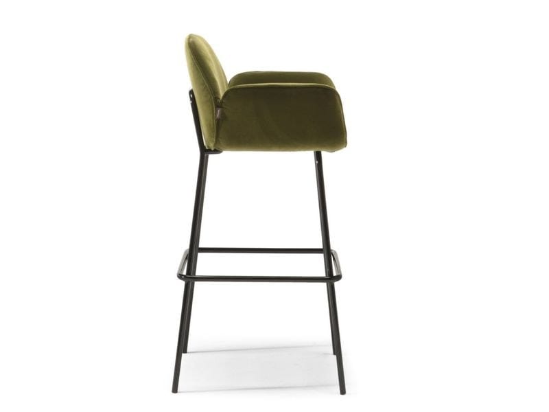 Высокий тканевый стул со спинкой Natuzzi Italia SHIELD ARCH-00097947 - Вид №1