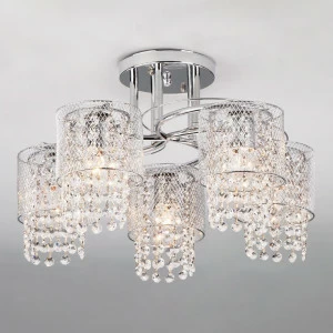 Потолочная люстра Eurosvet Bonnie 30137/5 хром EUROSVET BONNIE 220063 Хром