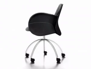 DE PADOVA Кожаное кресло с подлокотниками