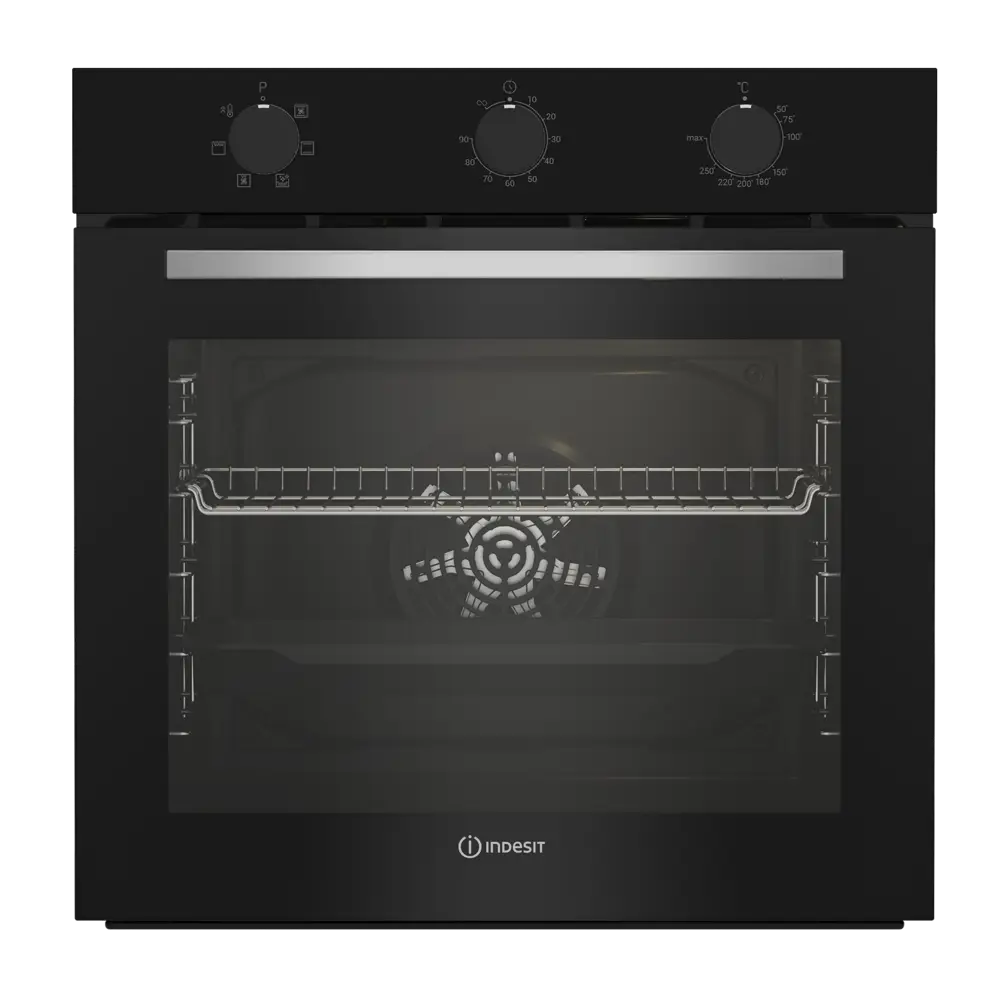 Электрический духовой шкаф Indesit IFE 3634 59.4x59.5x56.7 см конвекция цвет черный 89395040 STLM-2157707 