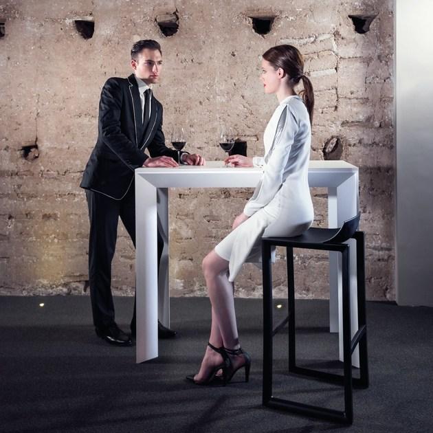 VONDOM Барный стул из полипропилена с подставкой для ног Africa sun-id-1492072 - Вид №4